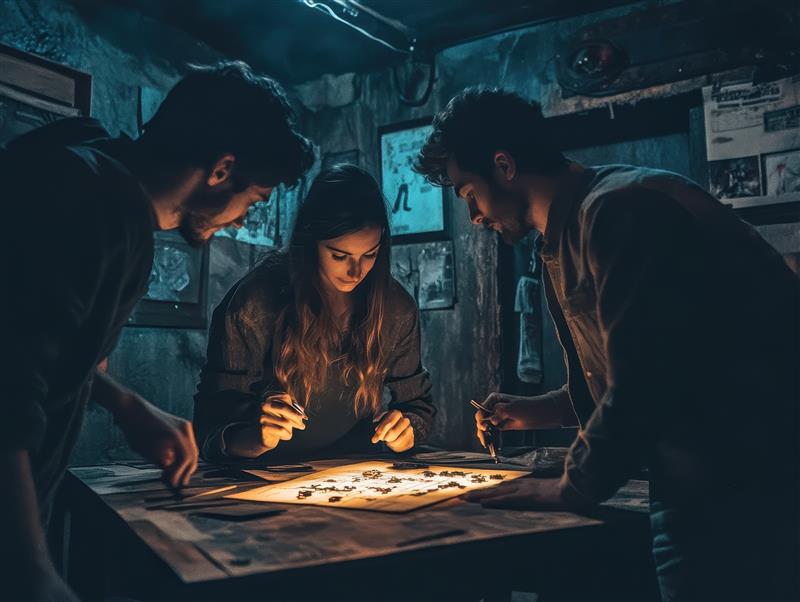 friends-trying-out-new-escape-room-solving-puzzles-cracking-codes